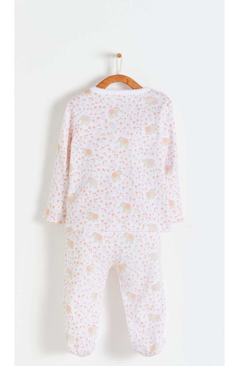 Babycottons Premium Peruvian Pima Cotton Tika Kimono & Pants Set for Infant, Alternate, color, 