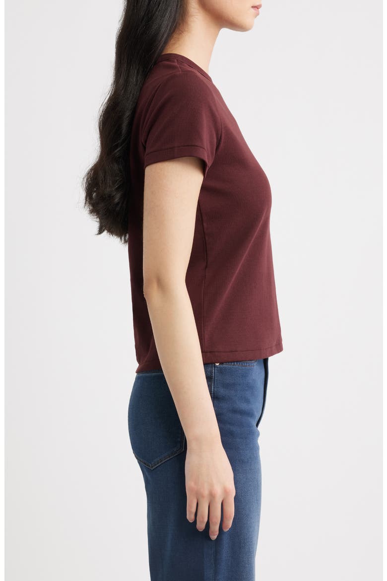 Shrunken T-Shirt, Alternate, color, MAROON
