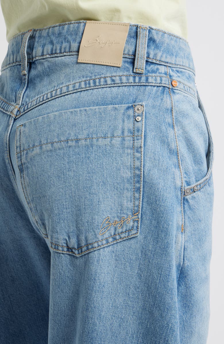 BOSS Orange Slouchy Balloon Jeans, Alternate, color, Light Blue