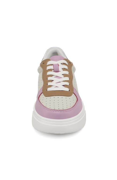Jslides Footwear Felix Platform Sneaker In Nude Purple