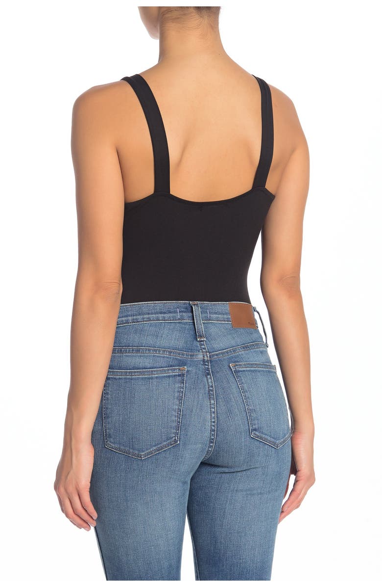 Abound Split Neck Sleeveless Bodysuit, Alternate, color, 