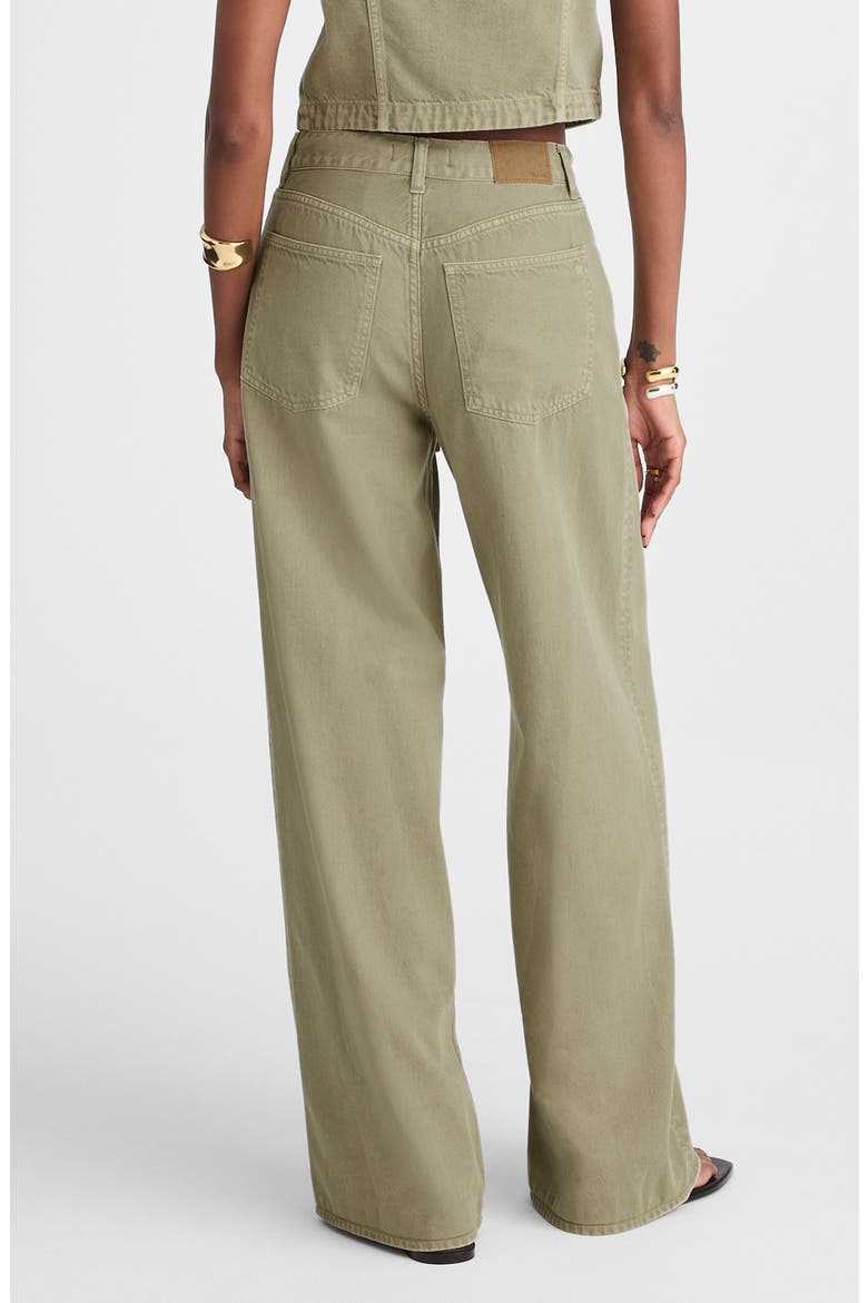 Airy Wide Leg Jeans, Alternate, color, SAGEBRUSH