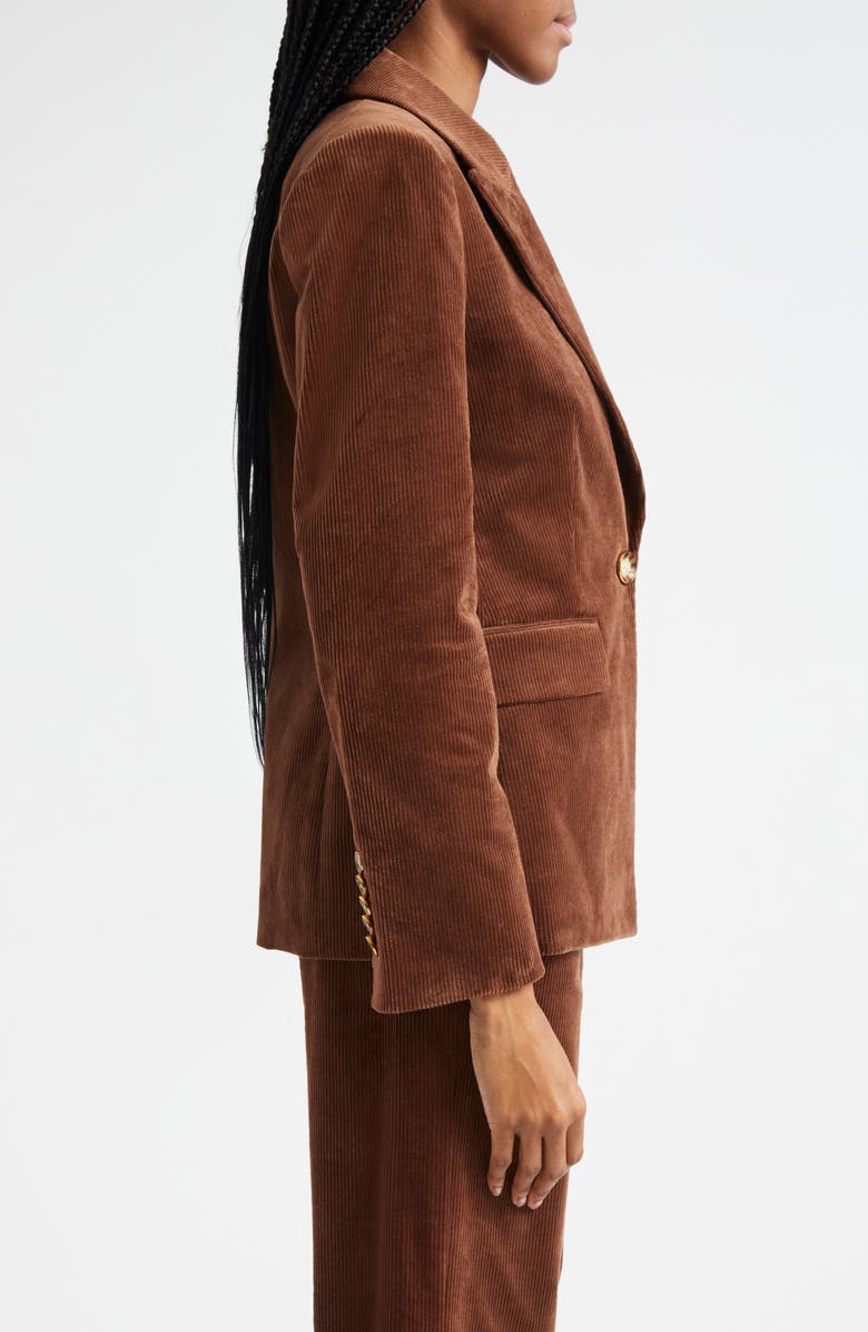 Veronica Beard Reagan Cotton Stretch Corduroy Dickey Jacket, Alternate, color, 