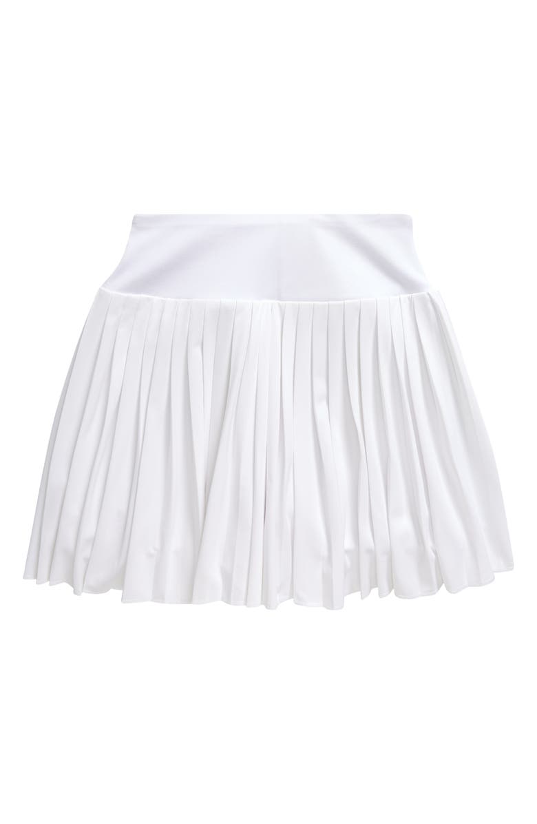 Zella Girl Kids' Baseline High Waist Pleated Skort, Main, color, White- White