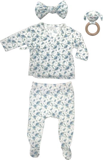 4-Piece Watercolor Layette Set