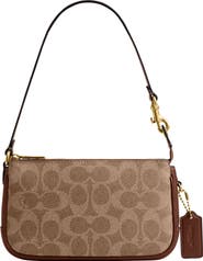 COACH Plaza 18 Signature Coated Canvas Shoulder Bag