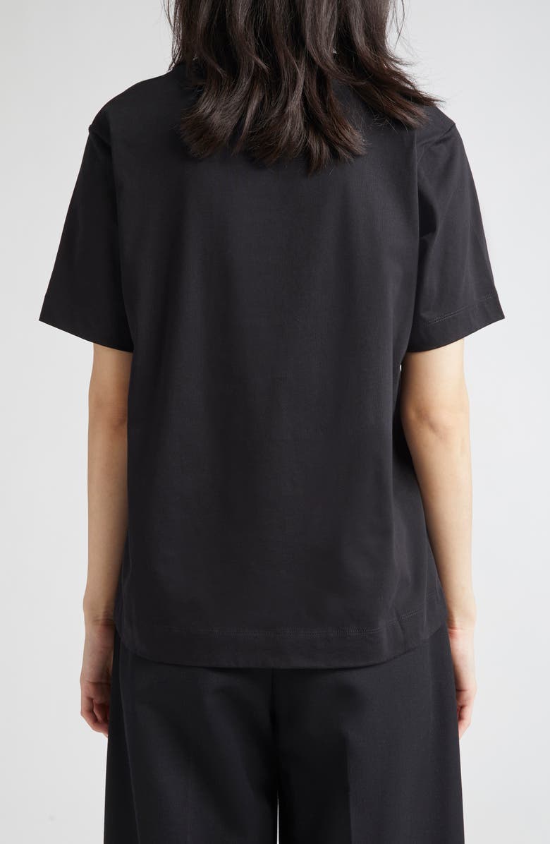 Simone Rocha Crystal Embellished Carnation Cotton T-Shirt, Alternate, color, 