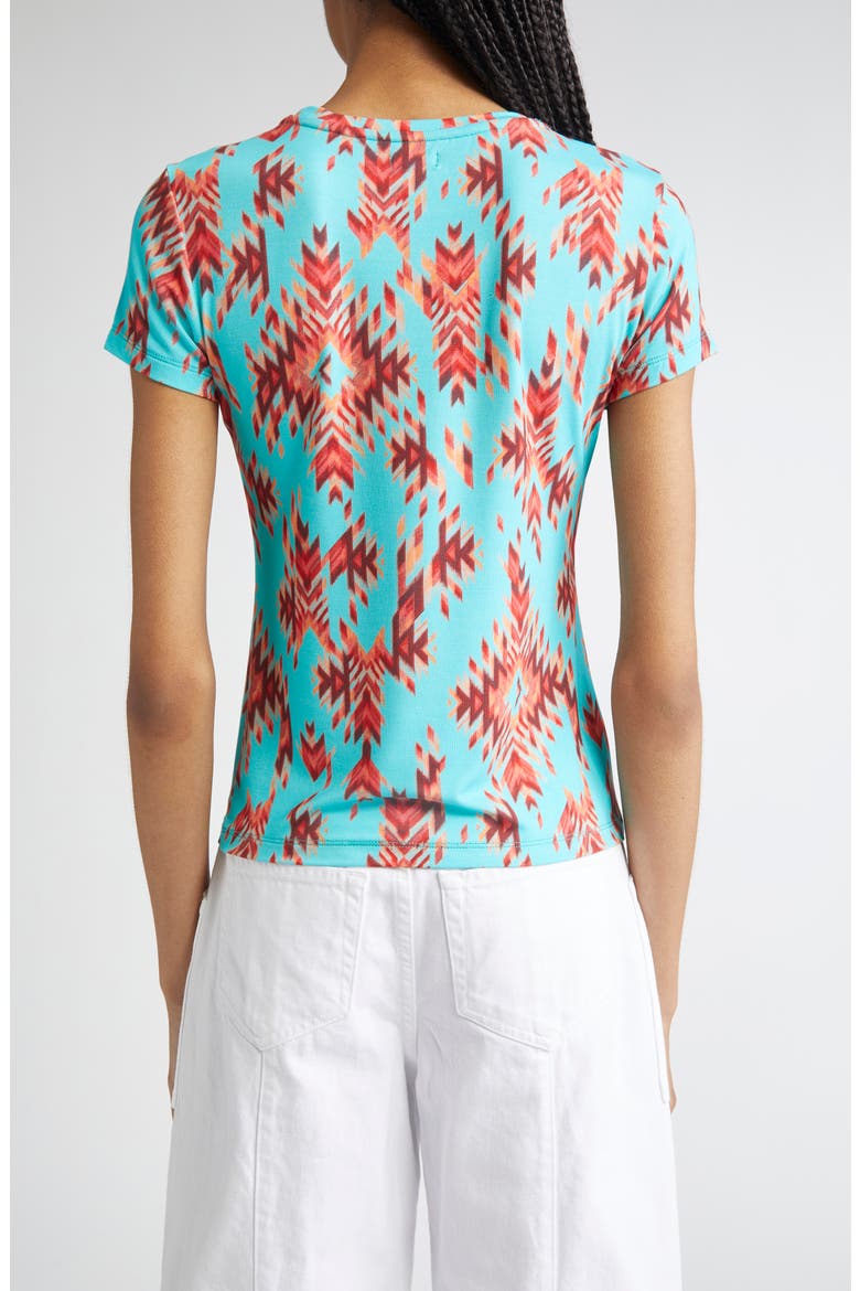 Ressi Ganado Print T-Shirt, Alternate, color, POOL BLUE MT GANADO PRINT