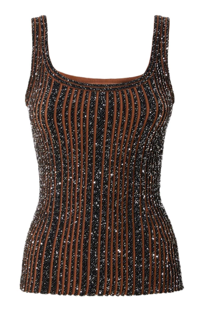 Missoni Ribbed Tank Top With Sequins, Alternate, color, 