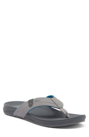 Reef Cushion Spring 2.0 Flip Flop In Grey/blue