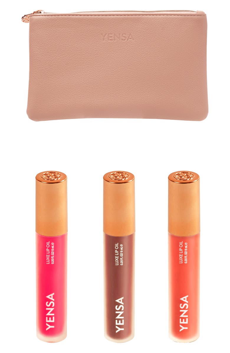 YENSA Luxe Lip Oil Trio $105 Value, Main, color, 