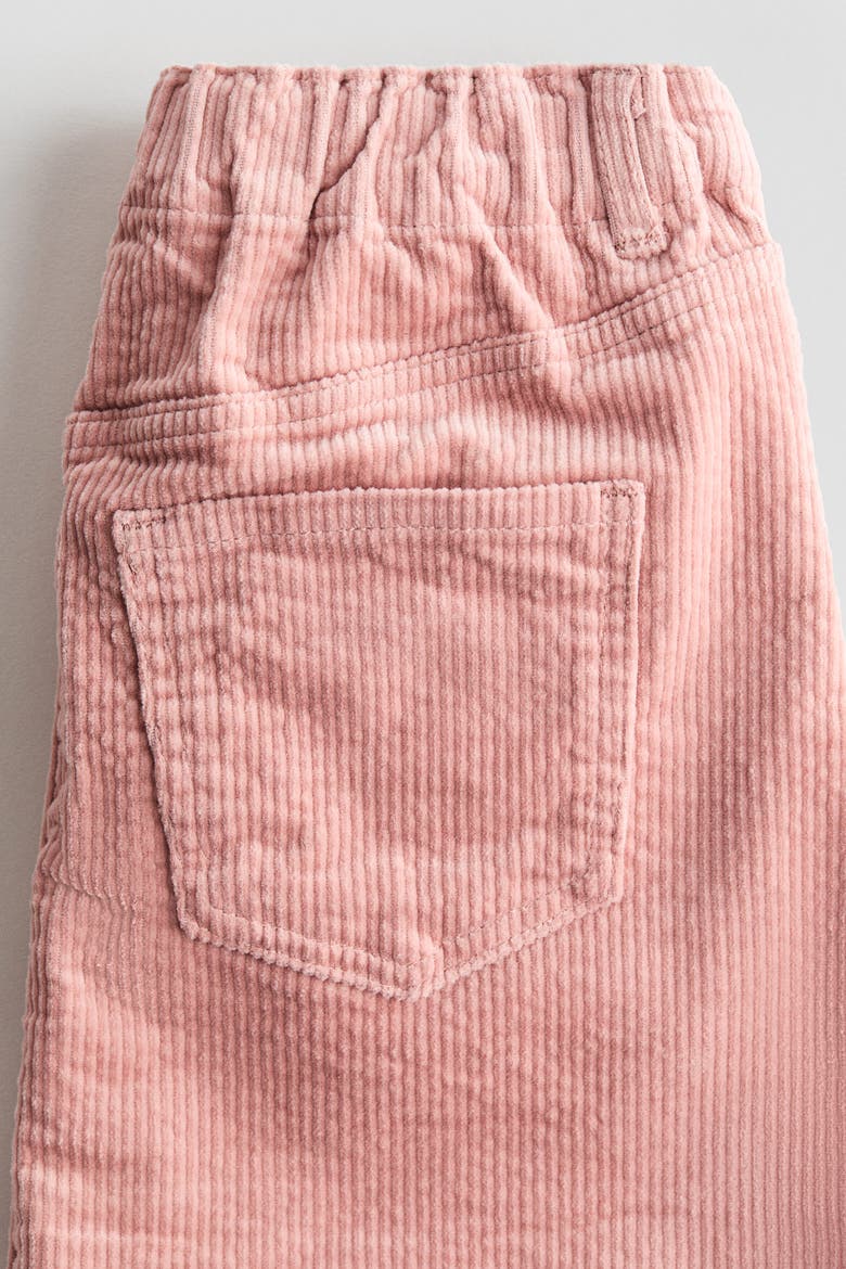 Corduroy Skirt, Alternate, color, Dusty rose