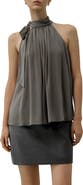 Lilysilk Women's Silk Georgette Tie-Neck Blouse