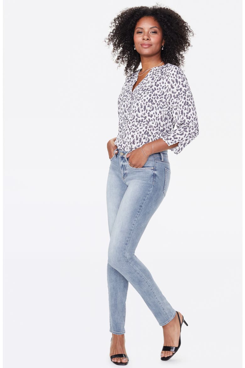 Alina High Waist Skinny Jeans, Alternate, color, BISCAYNE