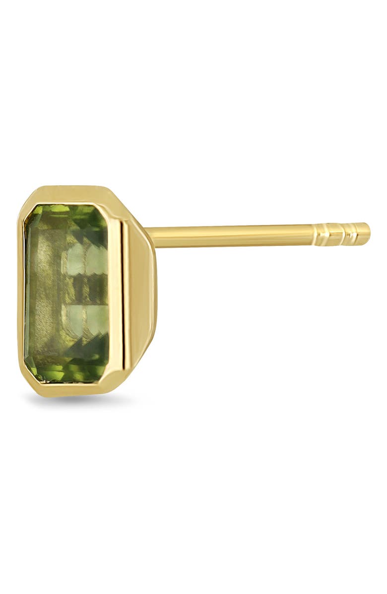 Bony Levy 14K Gold Peridot Stud Earrings, Alternate, color, 14K Yellow Gold