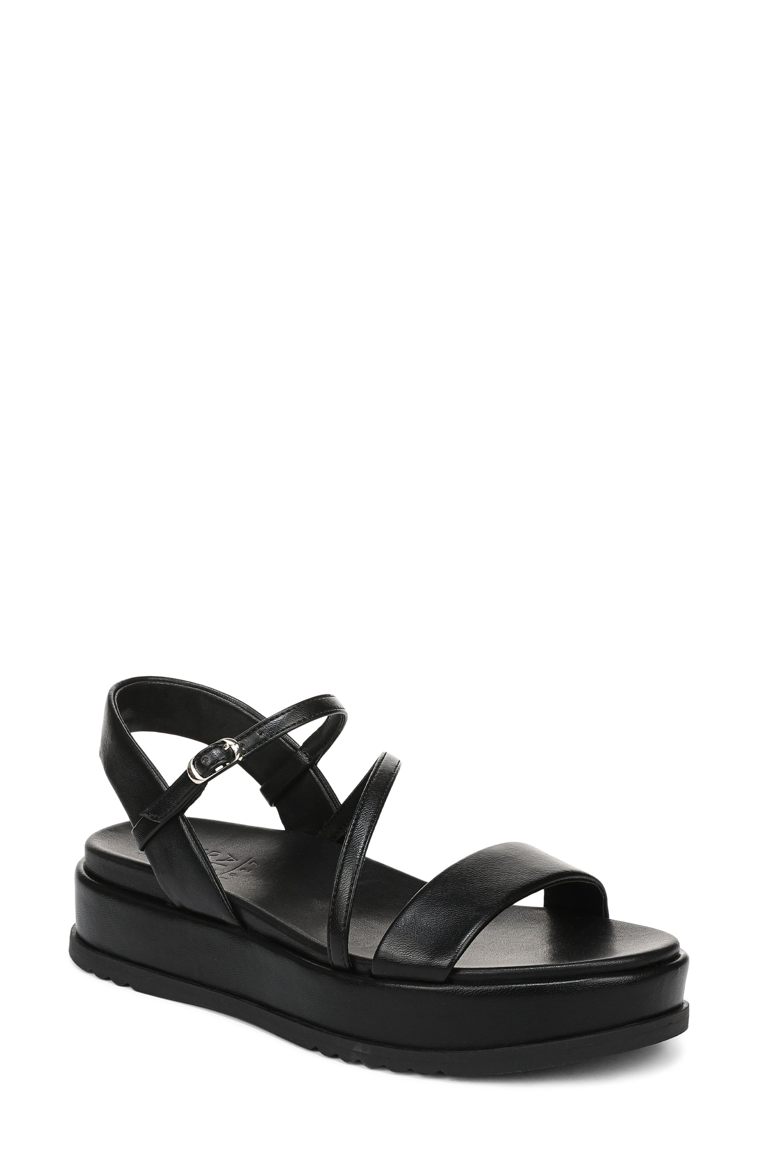 Naturalizer Zayda Platform Sandal, Main, color, Black