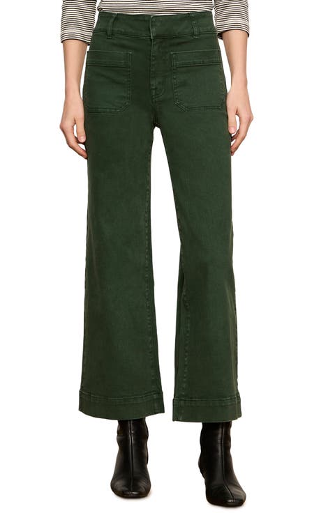 Chelsea Patch Pocket Wide Leg Jeans