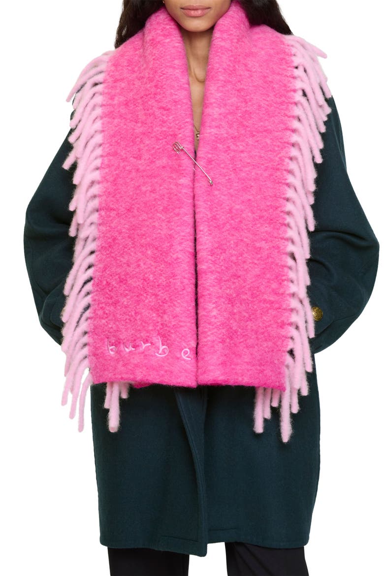 Happy Alpaca Blend Fringe Scarf | Nordstrom