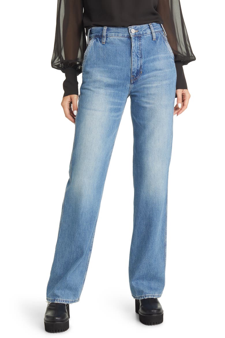 Le Jane Nonstretch High Waist Wide Leg Jeans, Main, color, LIFTOFF