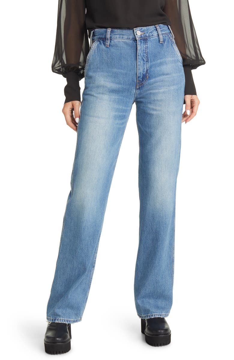 FRAME Le Jane Nonstretch High Waist Wide Leg Jeans, Main, color, 