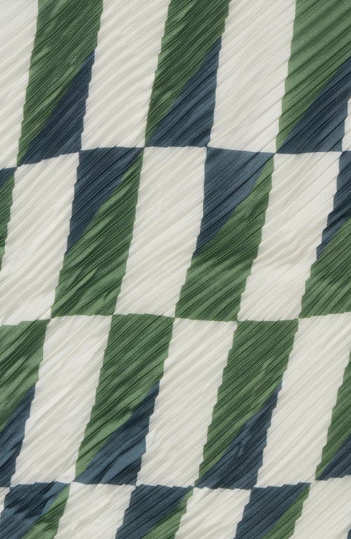 Nordstrom Rack Pleated Satin Scarf In Green
