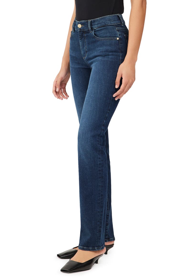 Mara Instasculpt Mid Rise Straight Leg Jeans, Alternate, color, INDIA INK