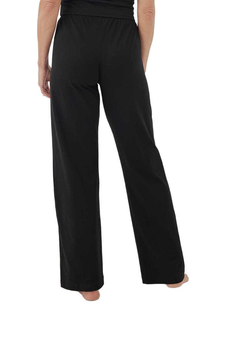 Cool Stretch Lounge Pant Made With Organic Cotton, Alternate, color, Black