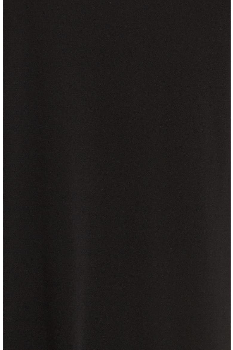 Scoop Neck Silk Tunic, Alternate, color, BLACK