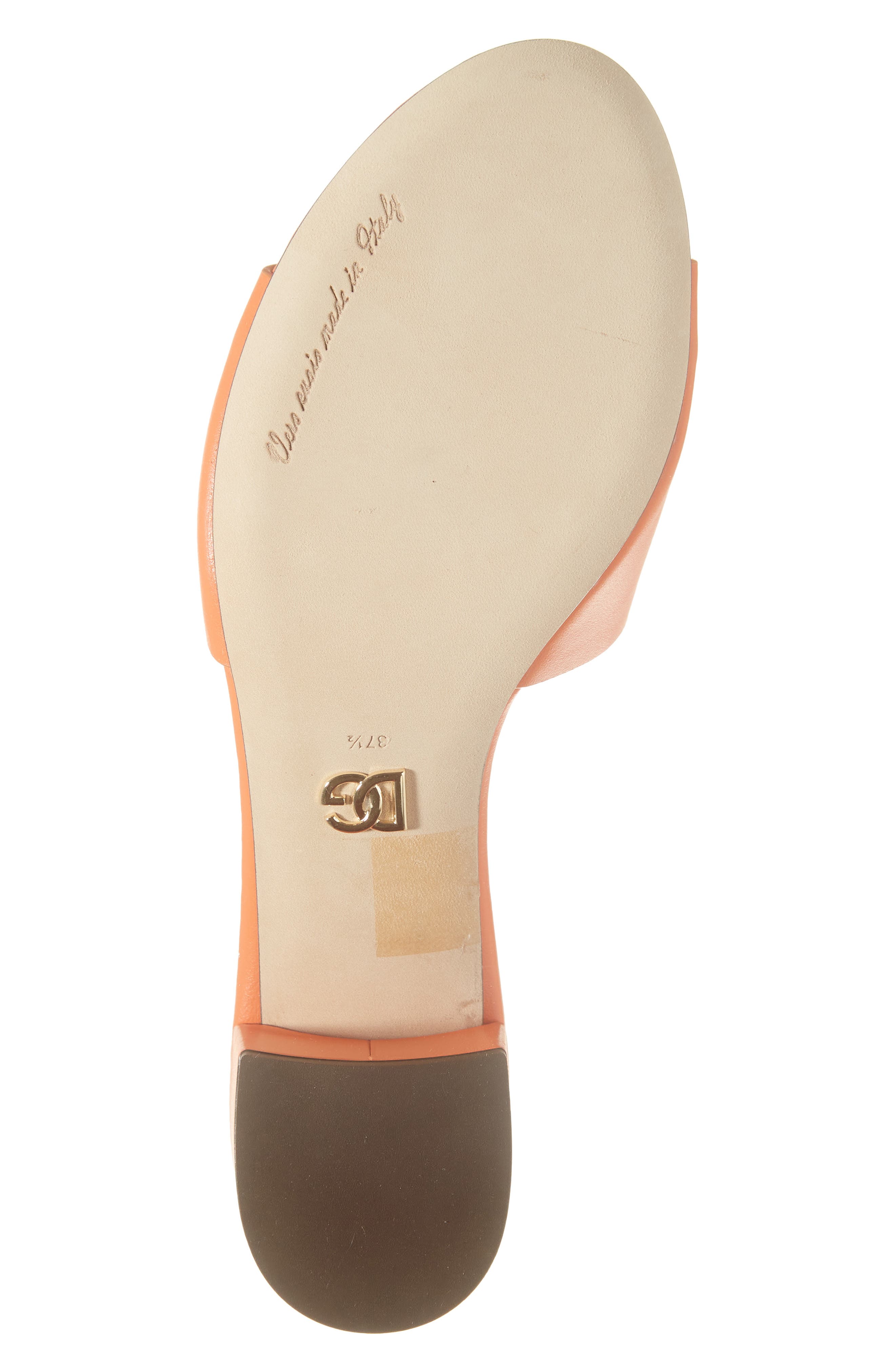 DG Interlock Slide Sandal, Alternate, color, 80244 ORANGE