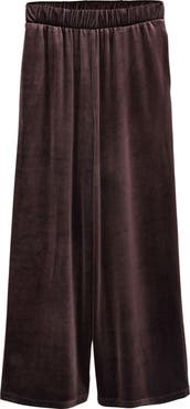 NEXT Stretch Velvet Wide Leg Pants