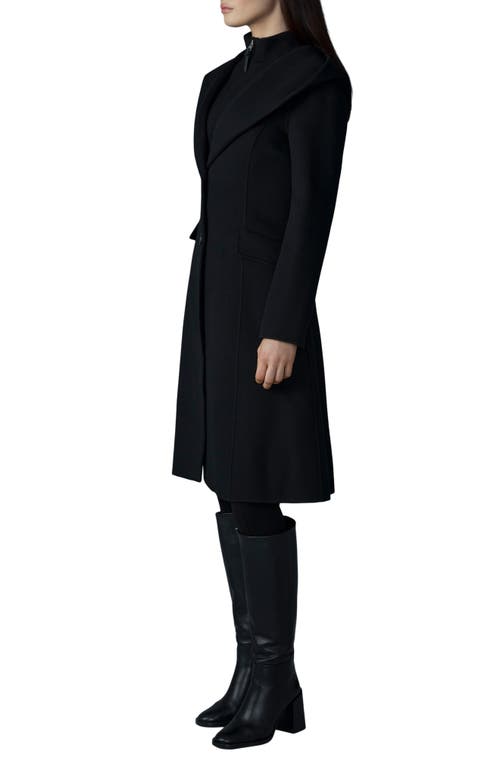 Mackage Hooded Coat With Removable Bib In Black