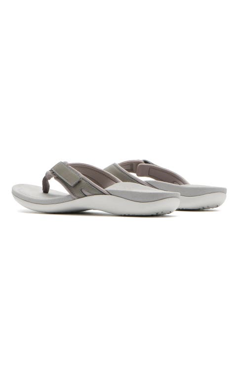 Abeo Oasis Sport Flip Flop In Nickel - Regular