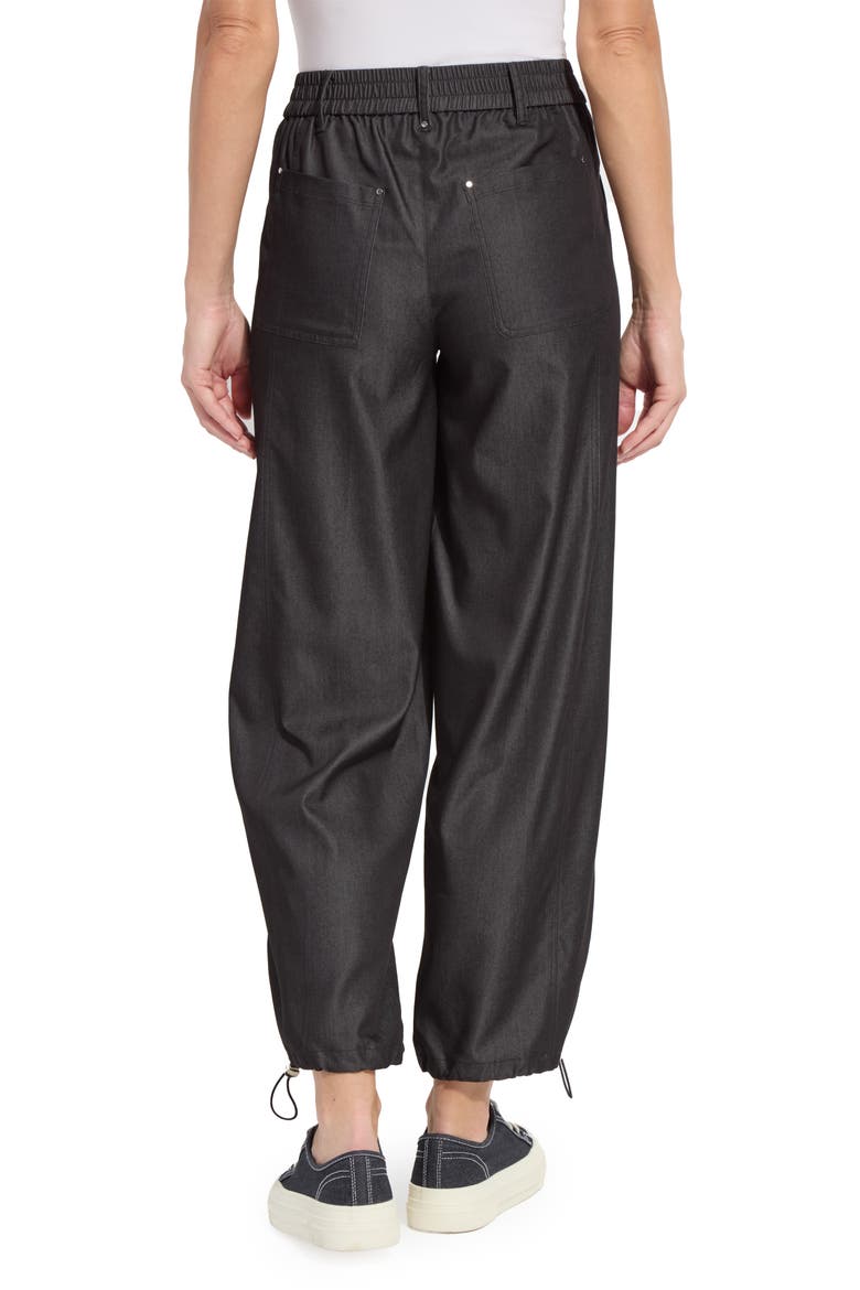 Stevie Tailored Joggers, Alternate, color, BLACK