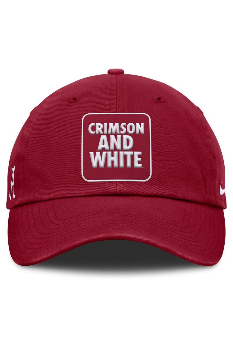 Men's Nike Crimson Alabama Crimson Tide Local Club Adjustable Hat, Alternate, color, Crimson