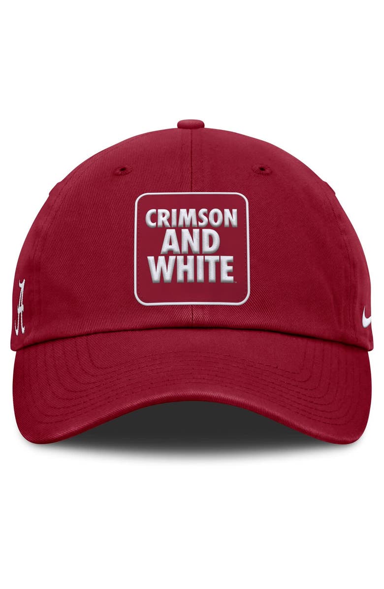Nike Men's Nike Crimson Alabama Crimson Tide Local Club Adjustable Hat, Alternate, color, Crimson