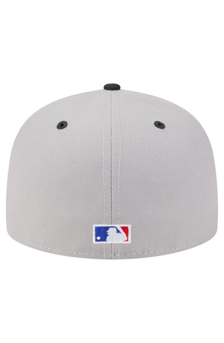 New Era Men's New Era Derek Jeter Gray New York Yankees 59FIFTY Fitted Hat, Alternate, color,