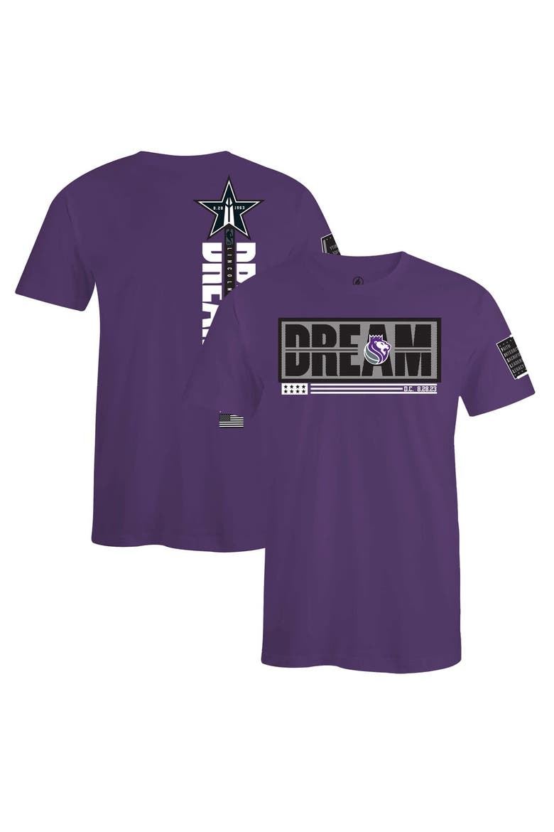 Unisex FISLL x Black History Collection  Purple Sacramento Kings T-Shirt, Main, color, Purple