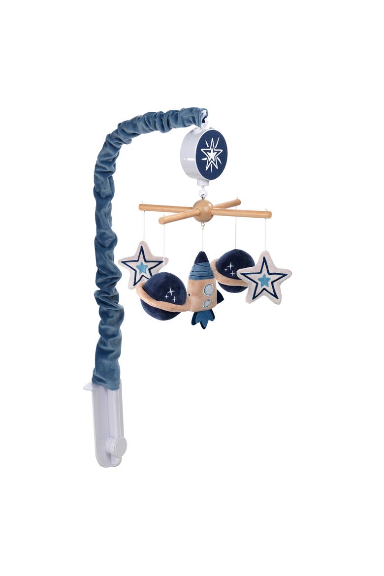 Sky Rocket Planets/Stars Musical Baby Crib Mobile Soother Toy, Alternate, color, Blue