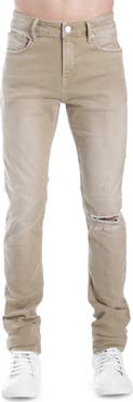 HVMAN Strat Ripped Super Skinny Jeans