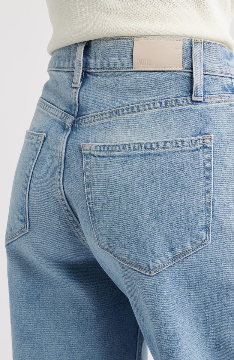 PAIGE Arellia High Waist Ankle Barrel Jeans, Alternate, color, Audubon