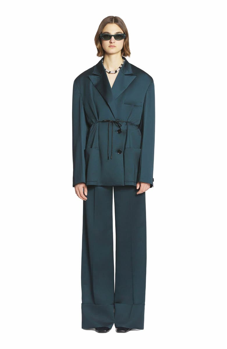 Lanvin OVERSIZED BELTED JACKET, Main, color, 