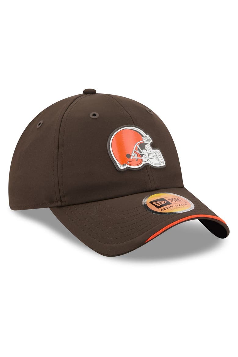 Men's New Era Brown Cleveland Browns 2026 Sideline Casual Classic Adjustable Hat, Alternate, color, Brown