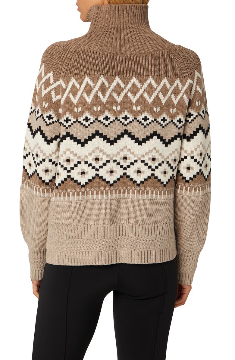 Alp N Rock Leighton Fair Isle Oversize Organic Cotton Blend Sweater, Alternate, color, 
