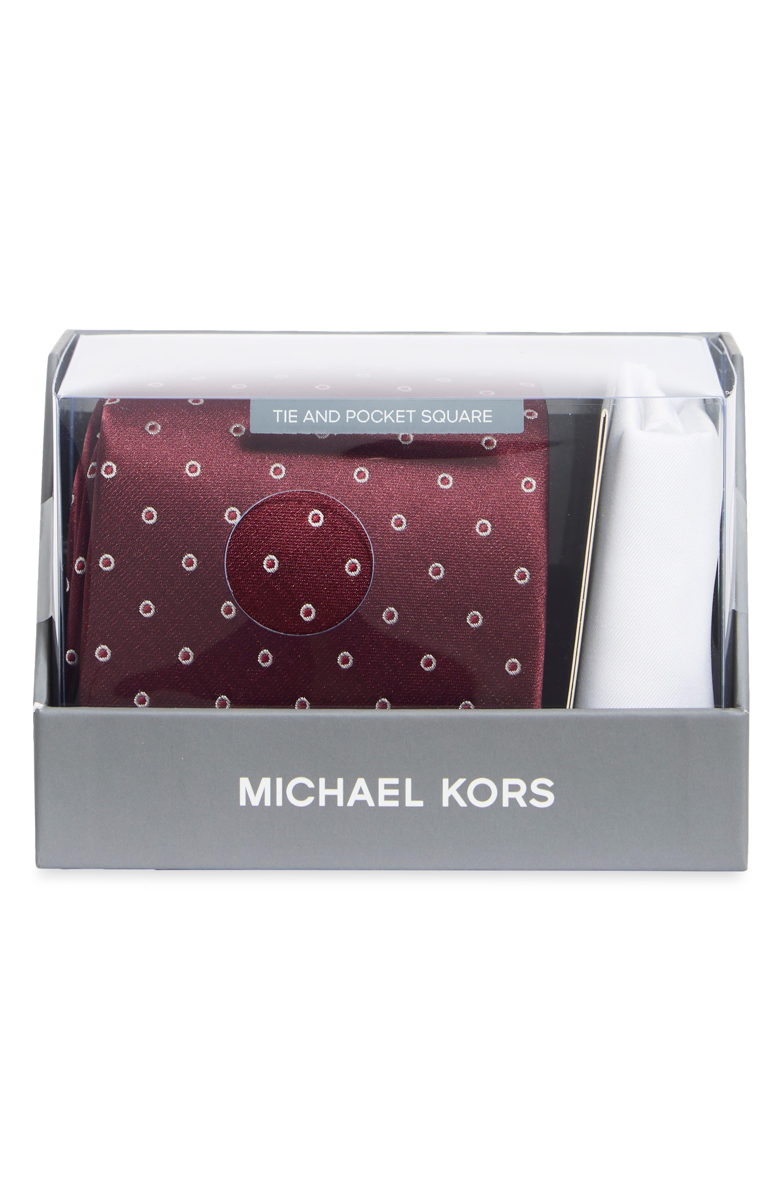 Kemble Dot Tie & Pocket Square Set