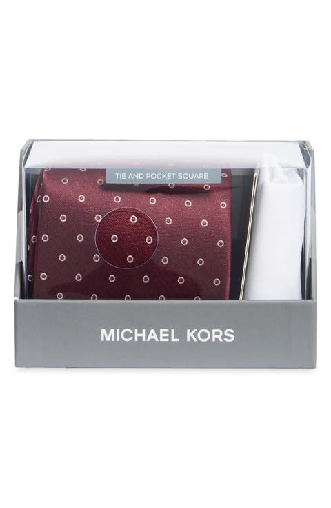 Kemble Dot Tie & Pocket Square Set