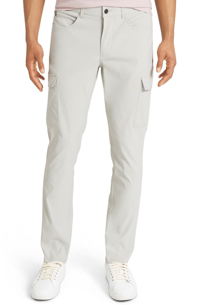 DKNY SPORTSWEAR Essential Tech Cargo Pants, Main, color, Rocksalt