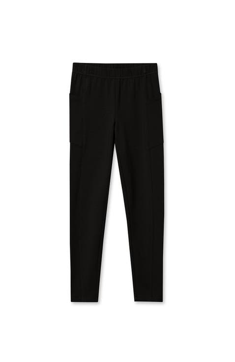Girls Tough Cotton Ankle Legging with Pockets