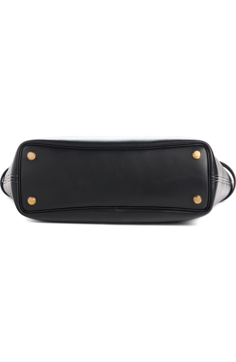 Balenciaga Medium Bel Air Leather Tote, Alternate, color, 1000 Black