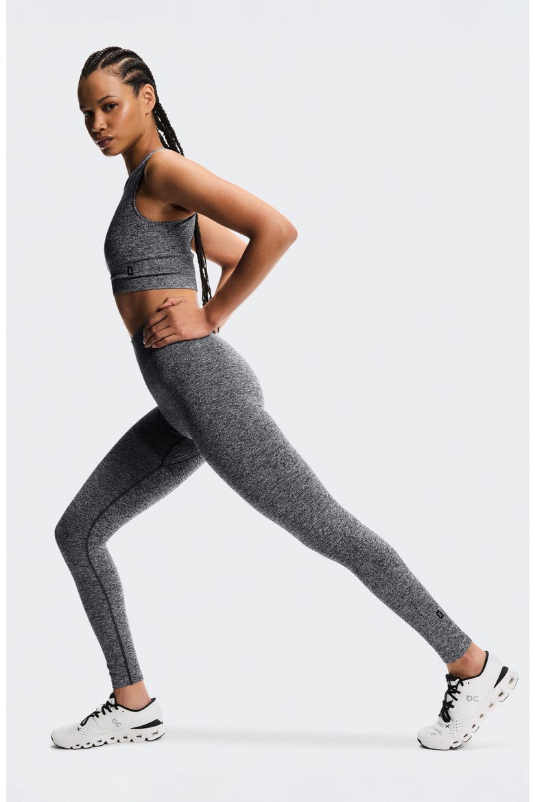 Studio Knit Seamless Leggings, Alternate, color, GRAPHITE HEATHER