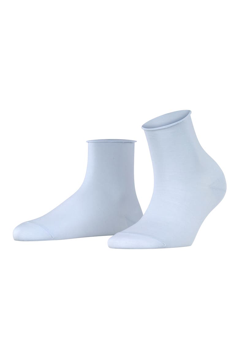 Cotton Touch Short Socks, Alternate, color, LIGHT BLUE